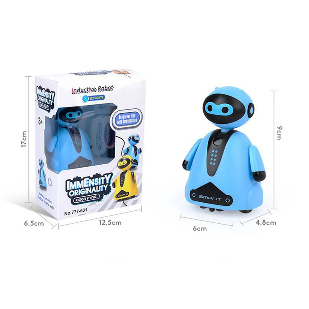 Follow Any Drawn Line Magic Pen Toy Inductive Robot Model Children's toys Kids Boys Gift Truck Track Map Selfie Run Electric Toy