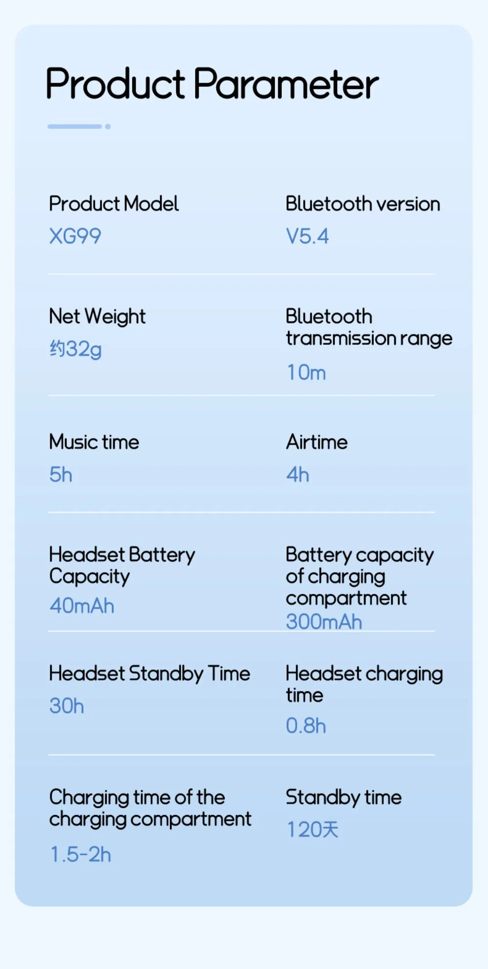Ai Translation Bluetooth Headset 144 Languages Ai Two-Way Real Time Translators Earphone for ENC Business Wireless Headphones