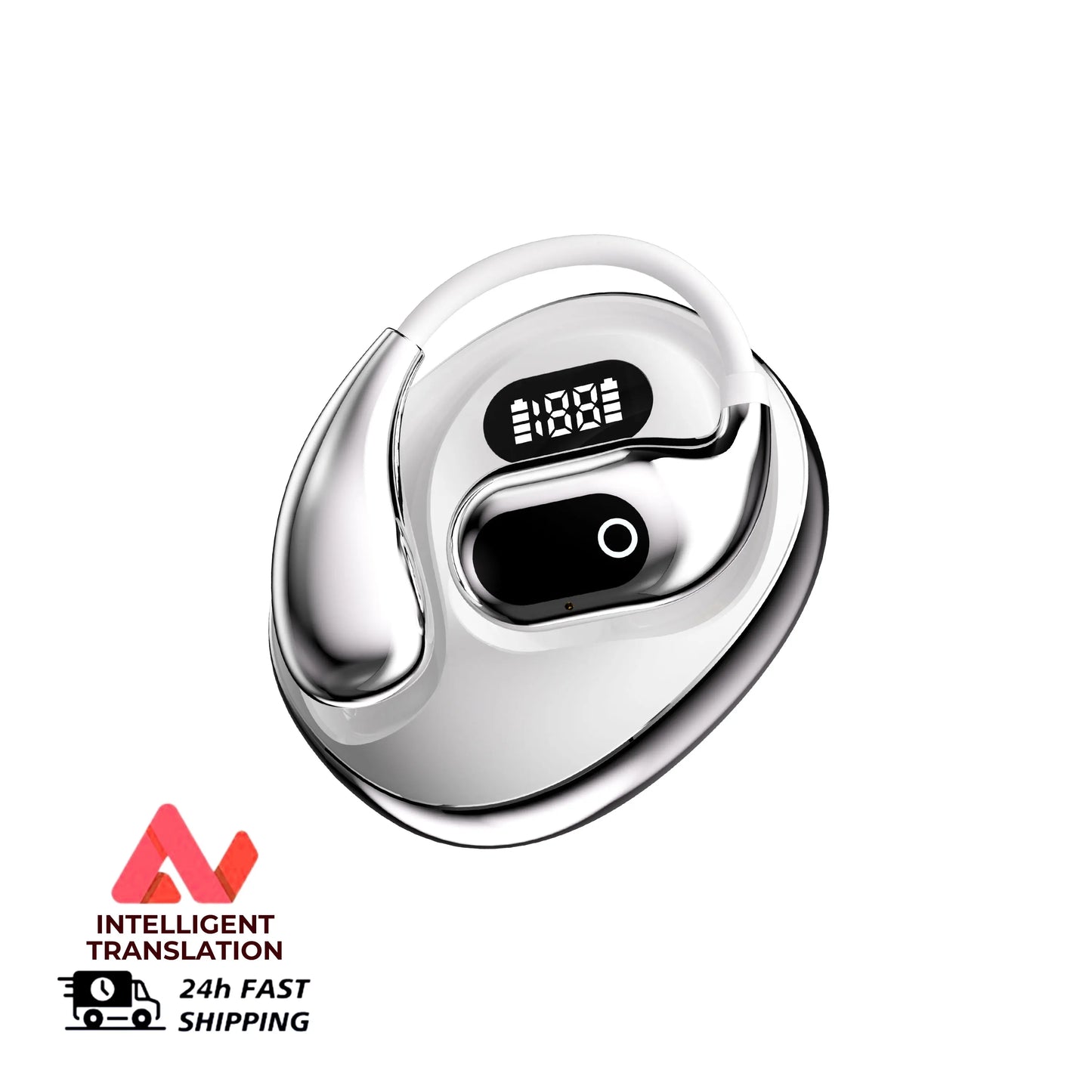 Ai Translation Bluetooth Headset 144 Languages Ai Two-Way Real Time Translators Earphone for ENC Business Wireless Headphones