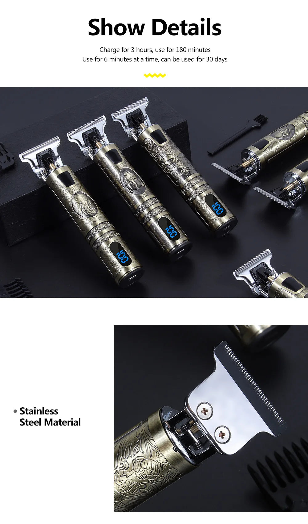 Electric Hairdresser Clipper - Top-Rated Precision Trimmer for Men