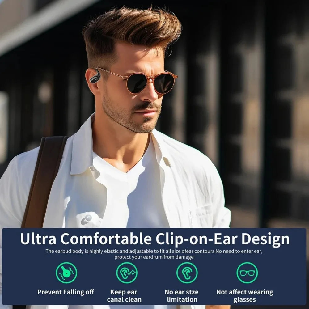 Ai Translation Bluetooth Headset 144 Languages Ai Two-Way Real Time Translators Earphone for ENC Business Wireless Headphones