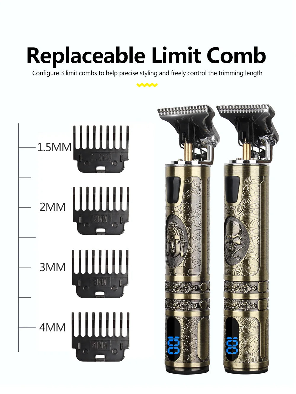 Electric Hairdresser Clipper - Top-Rated Precision Trimmer for Men