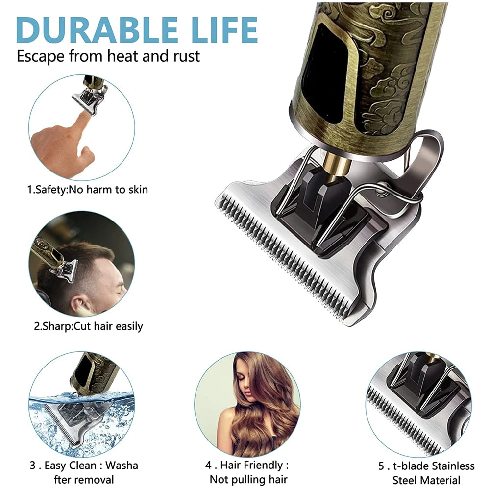 Electric Hairdresser Clipper - Top-Rated Precision Trimmer for Men