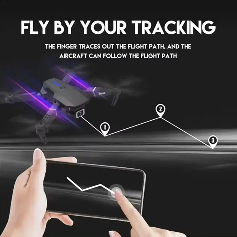 Pro RC Drone 4K Professinal With 3 Battery 1080P