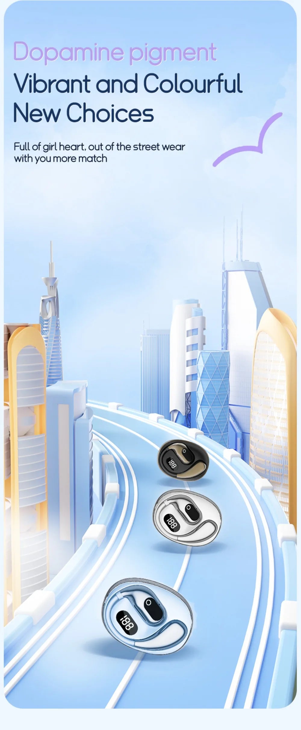 Ai Translation Bluetooth Headset 144 Languages Ai Two-Way Real Time Translators Earphone for ENC Business Wireless Headphones