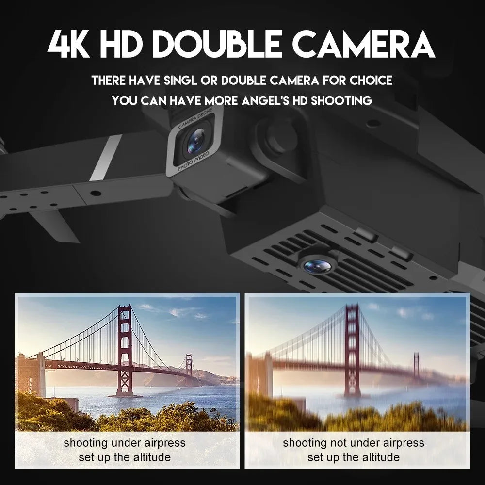 Pro RC Drone 4K Professinal With 3 Battery 1080P