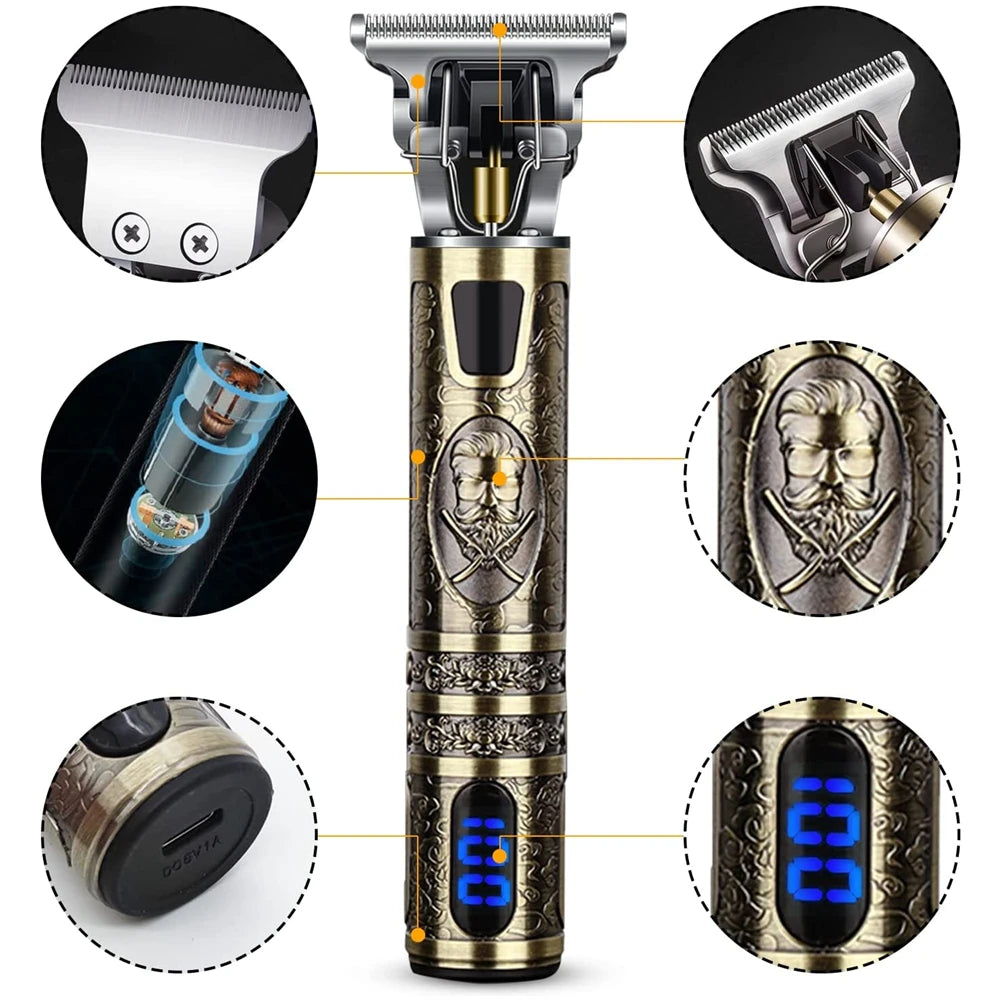 Electric Hairdresser Clipper - Top-Rated Precision Trimmer for Men