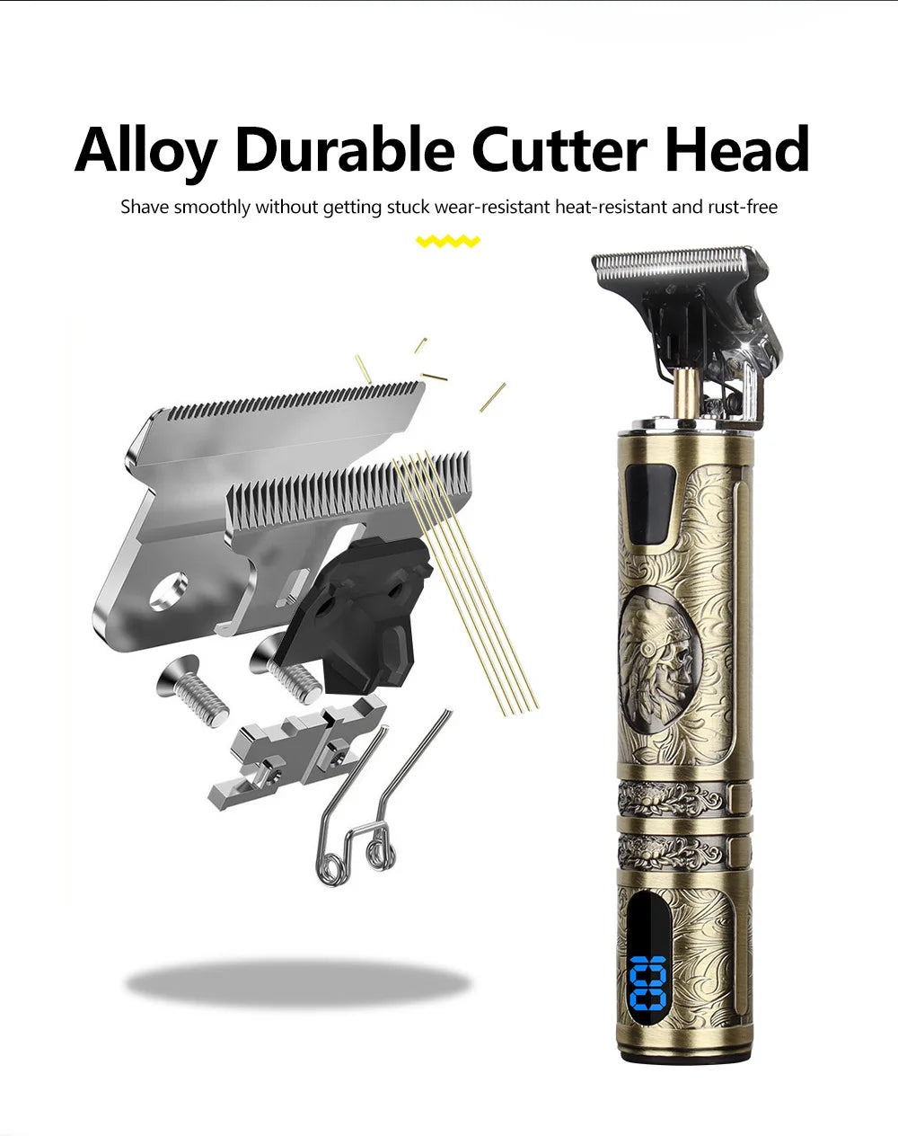 Electric Hairdresser Clipper - Top-Rated Precision Trimmer for Men
