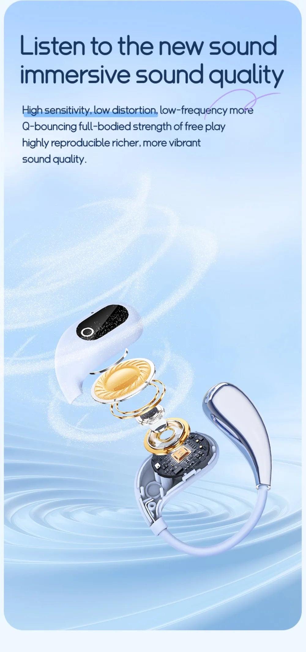 Ai Translation Bluetooth Headset 144 Languages Ai Two-Way Real Time Translators Earphone for ENC Business Wireless Headphones