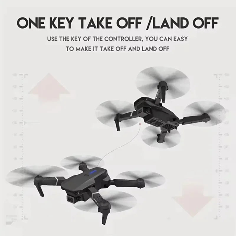 Pro RC Drone 4K Professinal With 3 Battery 1080P