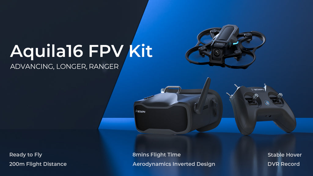 BETAFPV Aquila16 FPV Kit Brushless Racing Drone Professional Quadcopter Indoor Outdoor Camera Drone