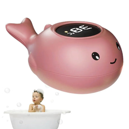 Whale Baby Bath Thermometer – Floating LED Water Temperature Monitor for Infant Safety