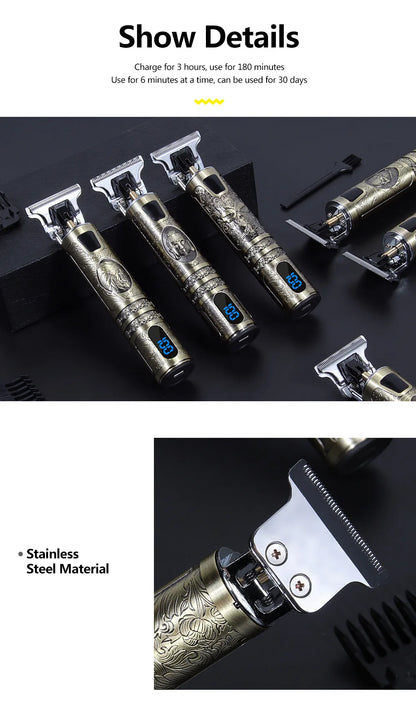 Electric Hairdresser Clipper - Top-Rated Precision Trimmer for Men
