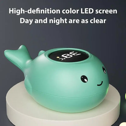 Whale Baby Bath Thermometer – Floating LED Water Temperature Monitor for Infant Safety