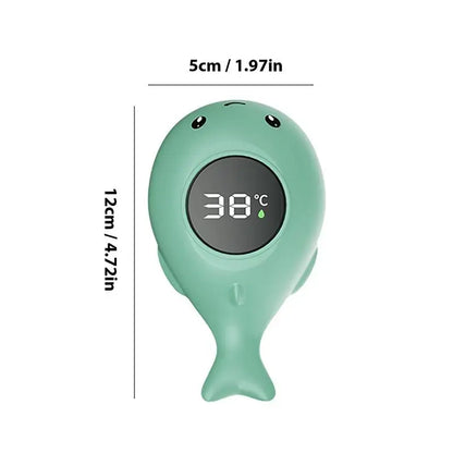 Whale Baby Bath Thermometer – Floating LED Water Temperature Monitor for Infant Safety