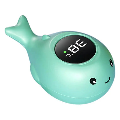 Whale Baby Bath Thermometer – Floating LED Water Temperature Monitor for Infant Safety