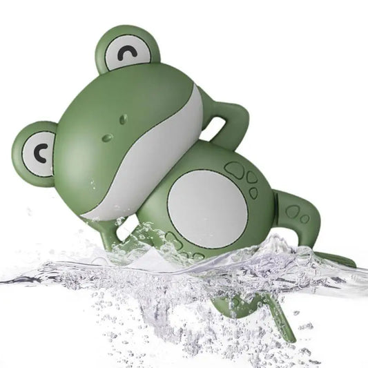 Cute Frog Baby Bath Toys – 2023 Clockwork Swimming Bathtub Toy for Toddlers & Kids
